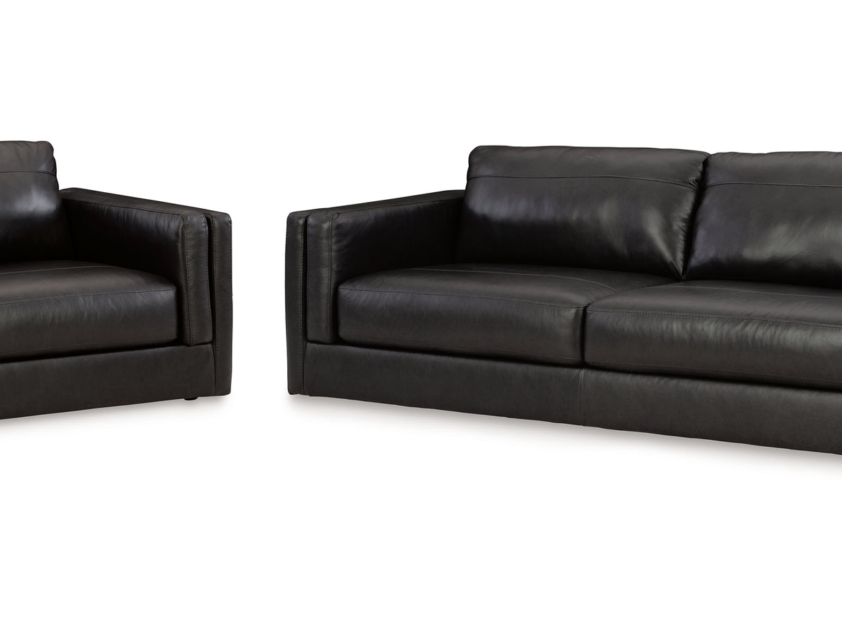 Amiata Onyx Sofa And Oversized Chair