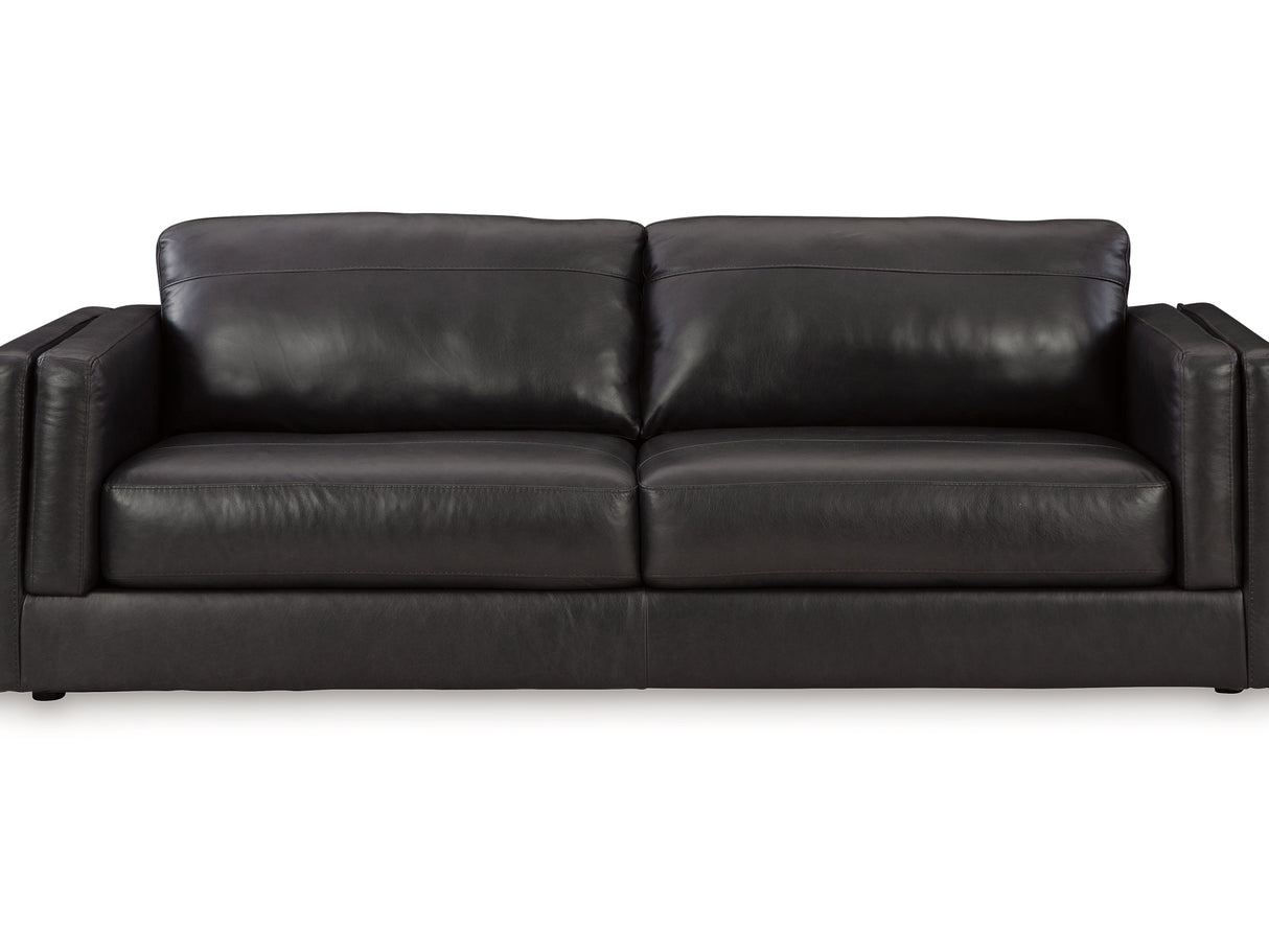 Amiata Onyx Sofa, Loveseat, Oversized Chair And Ottoman