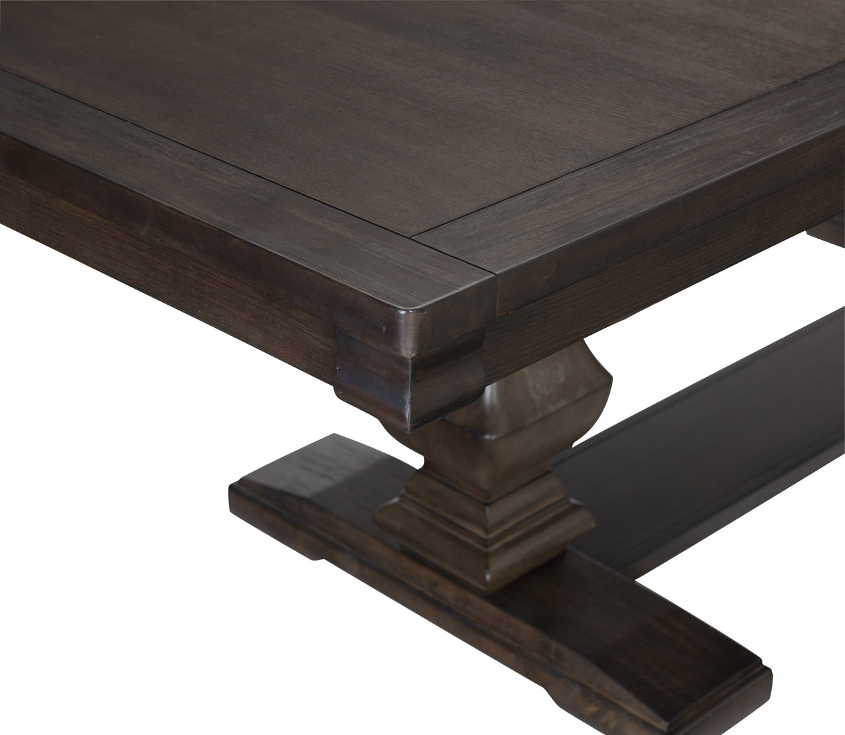 Southlake Wire Brushed Rustic Brown Dining Table