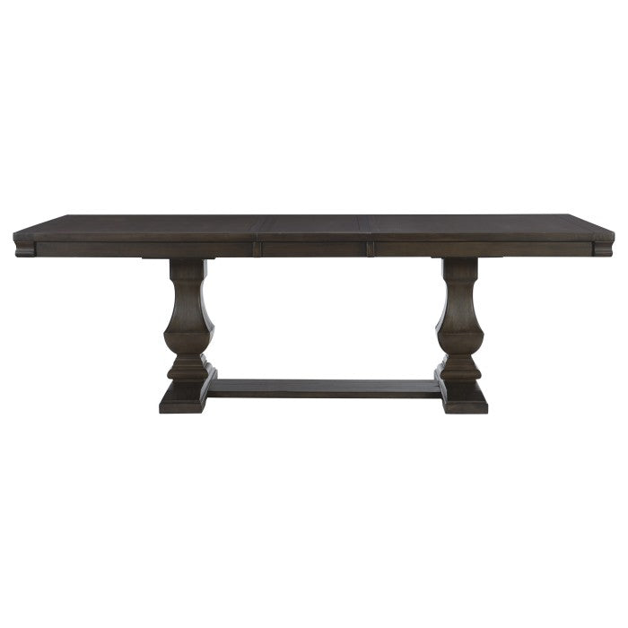 Southlake Wire Brushed Rustic Brown Dining Table