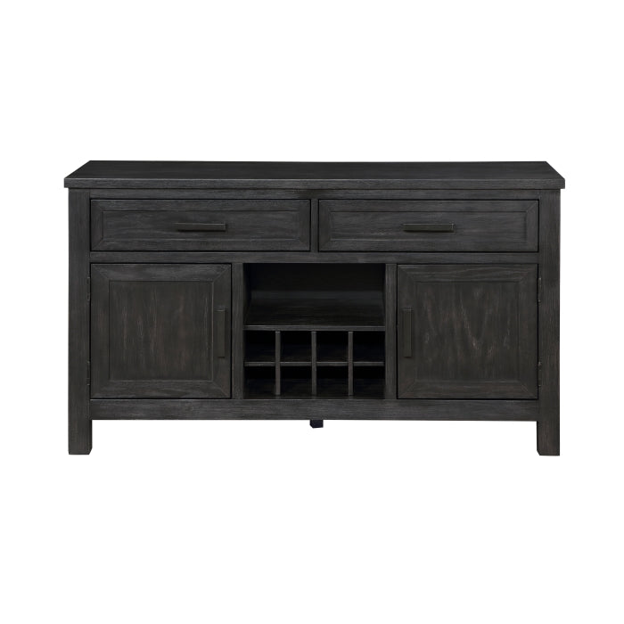 Orem Wire Brushed Antiqued Black Server