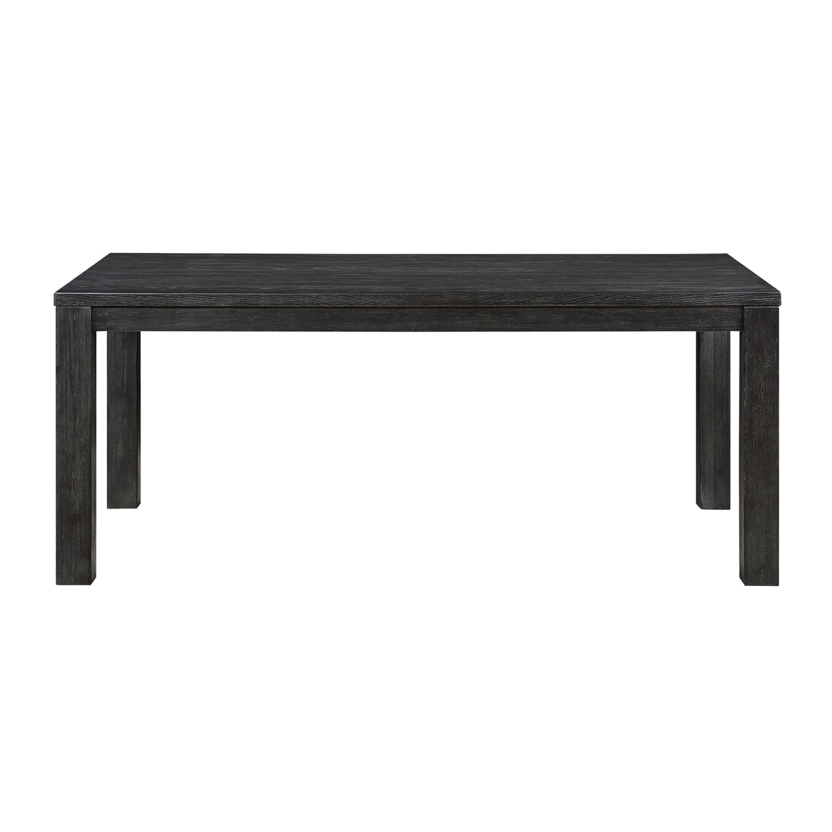 Orem Wire Brushed Antiqued Black Dining Table