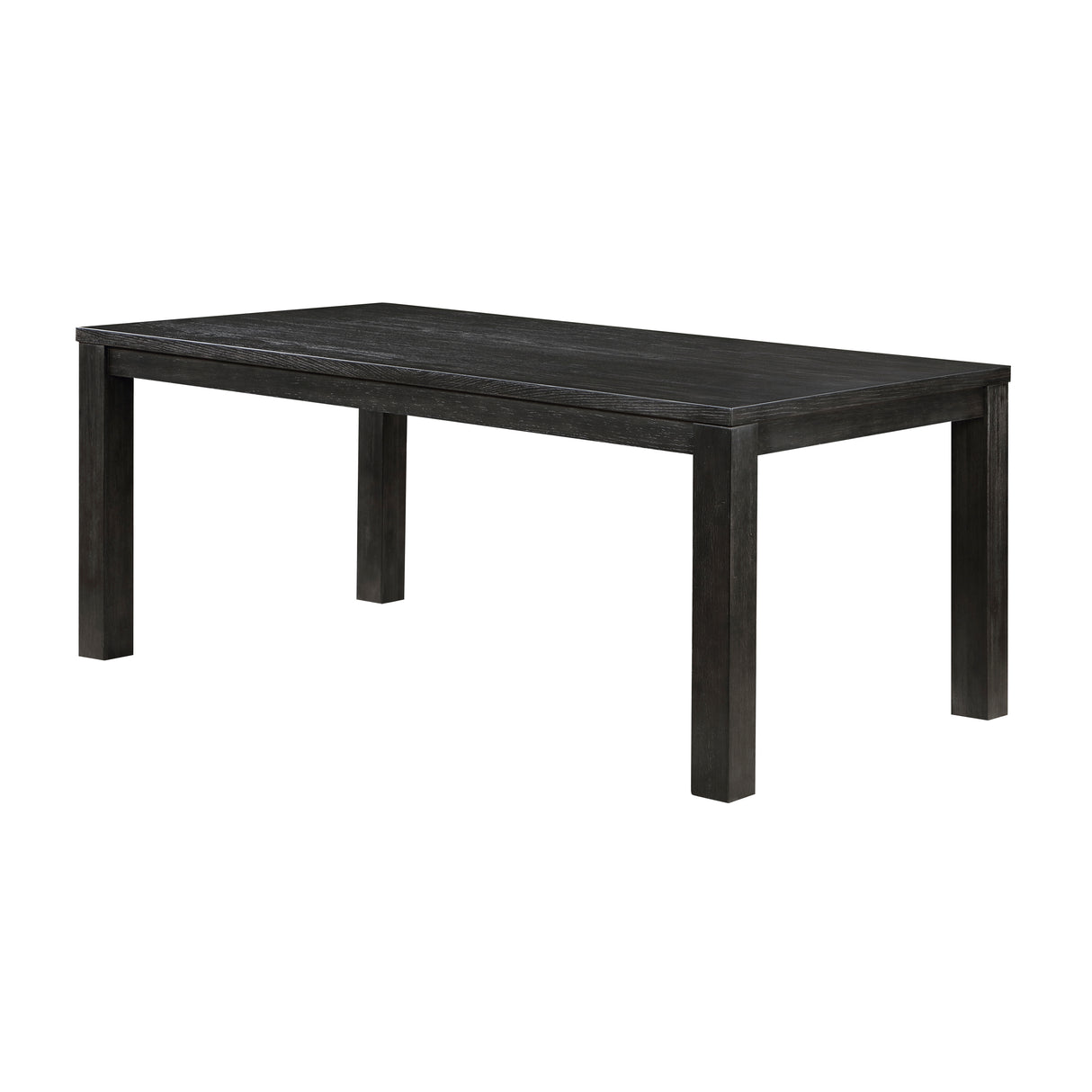 Orem Wire Brushed Antiqued Black Dining Table