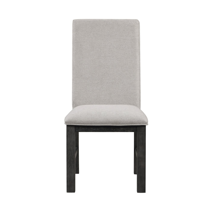 Orem Wire Brushed Antiqued Black Side Chair