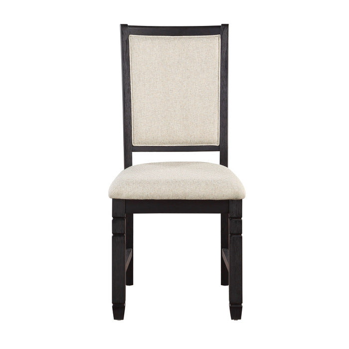 Asher Black/Brown Side Chair
