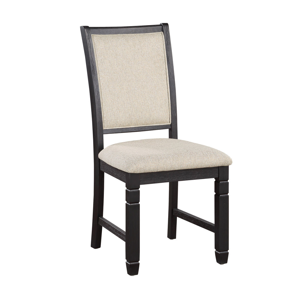 Asher Black/Brown Side Chair