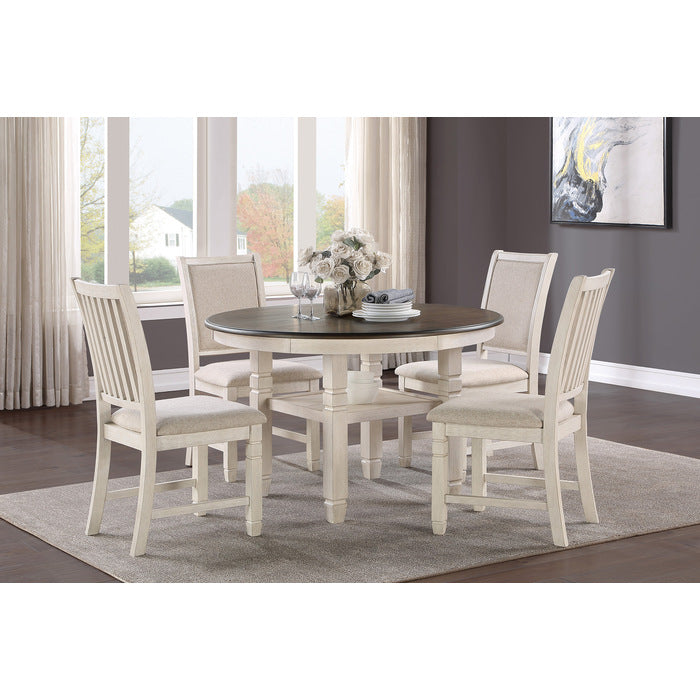 Asher Antique White Side Chair