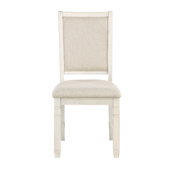 Asher Antique White Side Chair