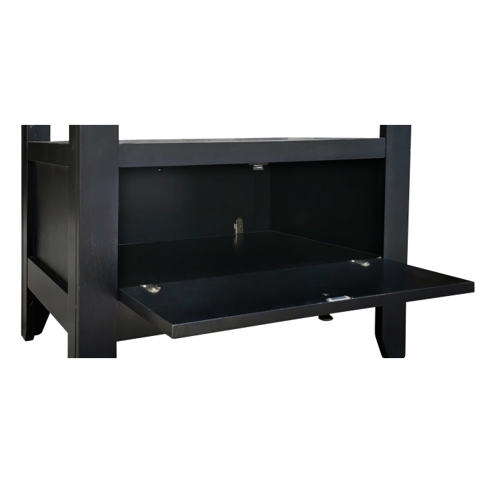 Raven Charcoal Gray Counter Height Table
