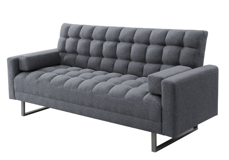 Limosa Gray Fabric Futon