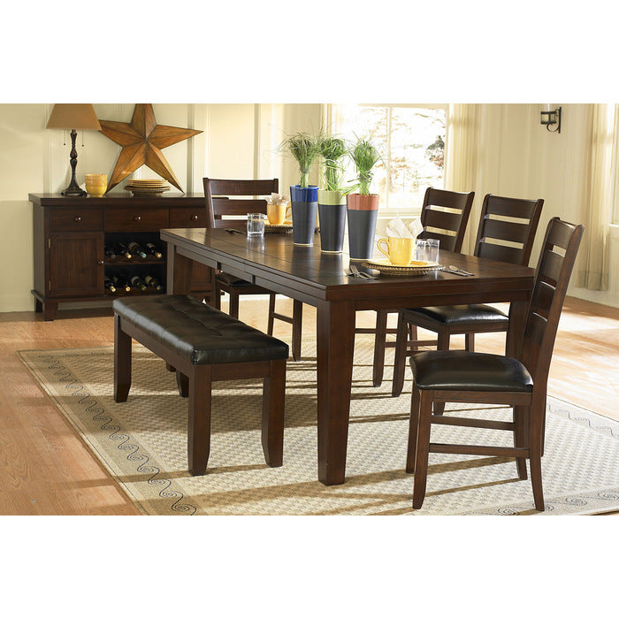 Ameillia Dark Oak Dining Bench