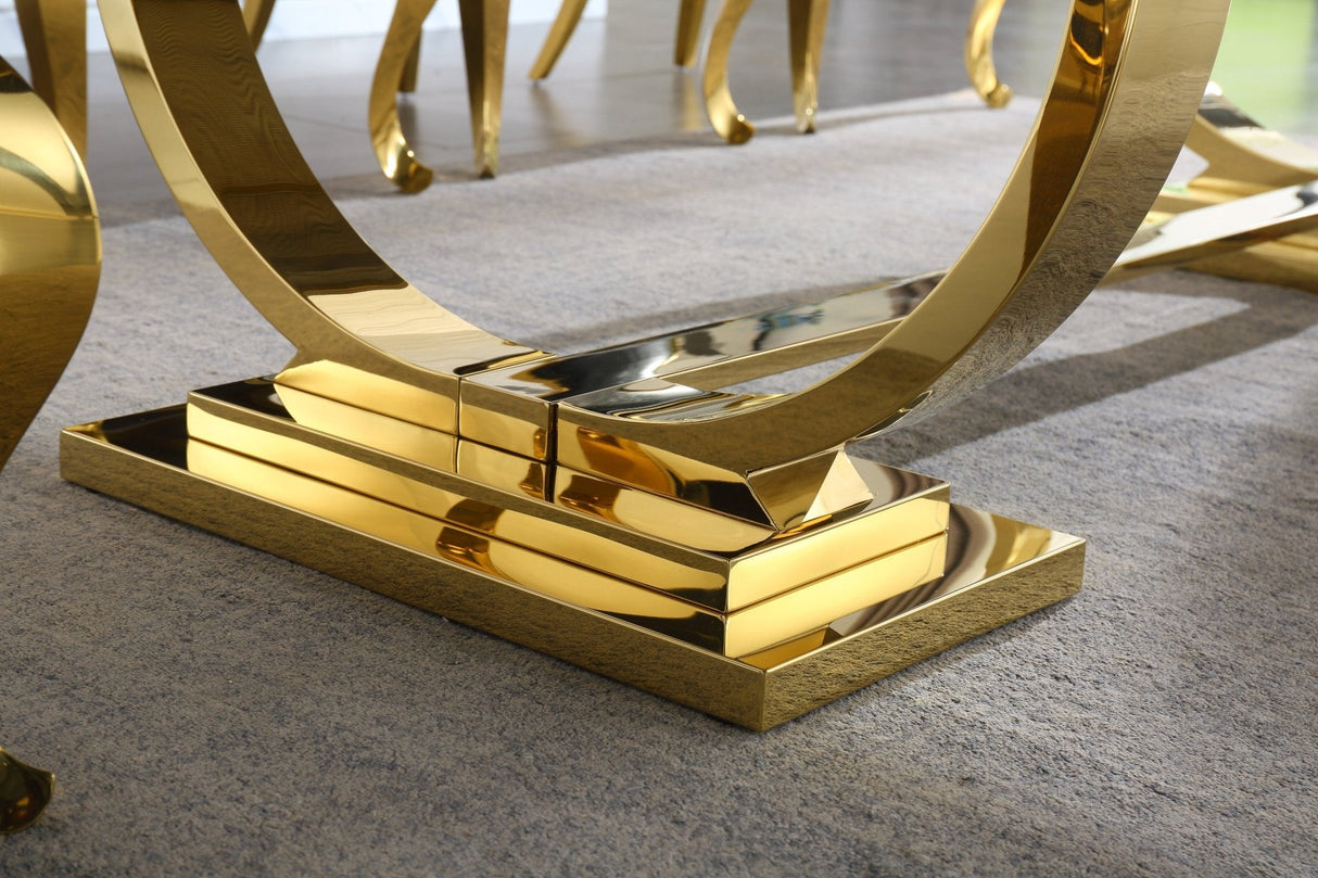 RDT316GMB MARBLE DINING TABLE