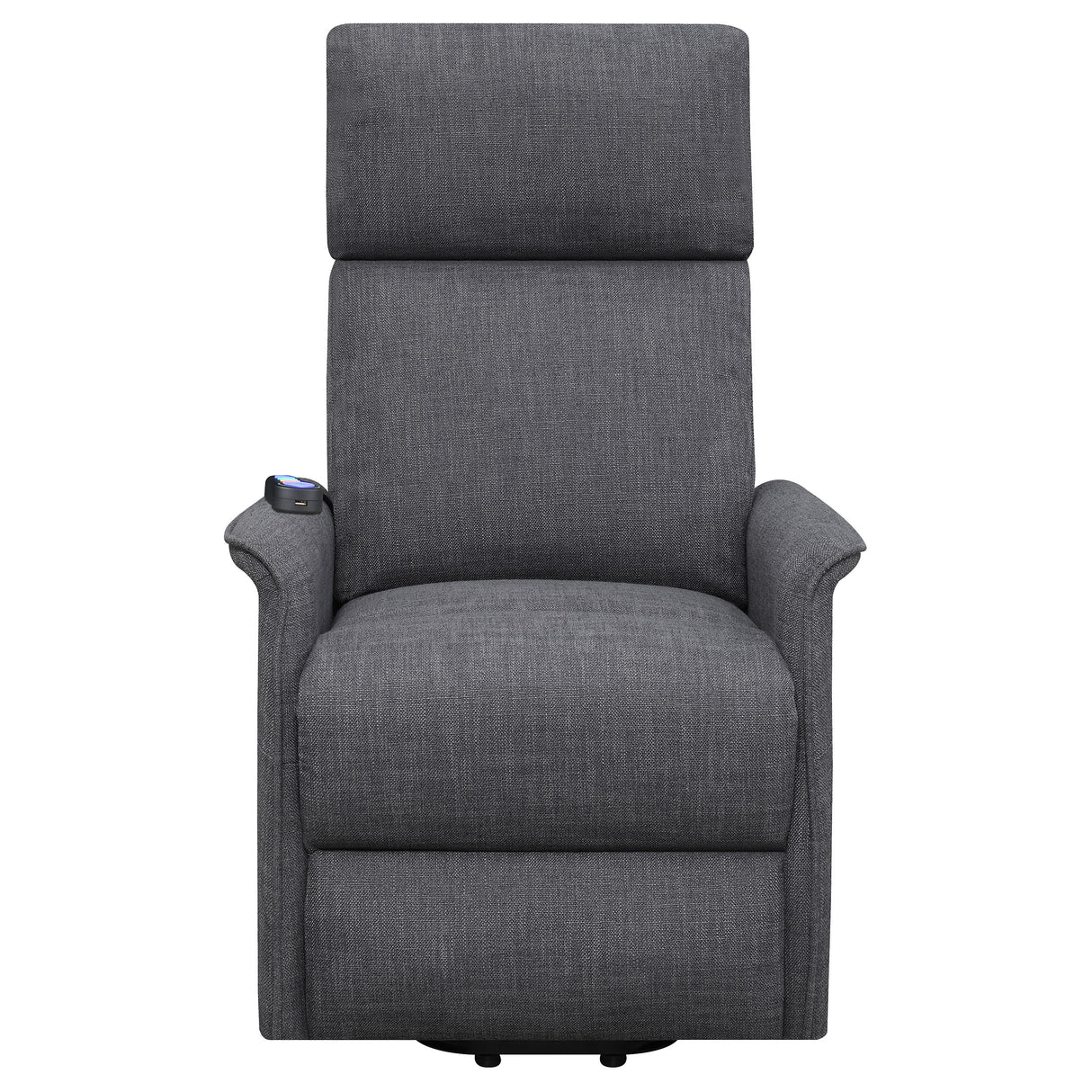 Herrera Power Lift Recliner With Wired Remote Charcoal