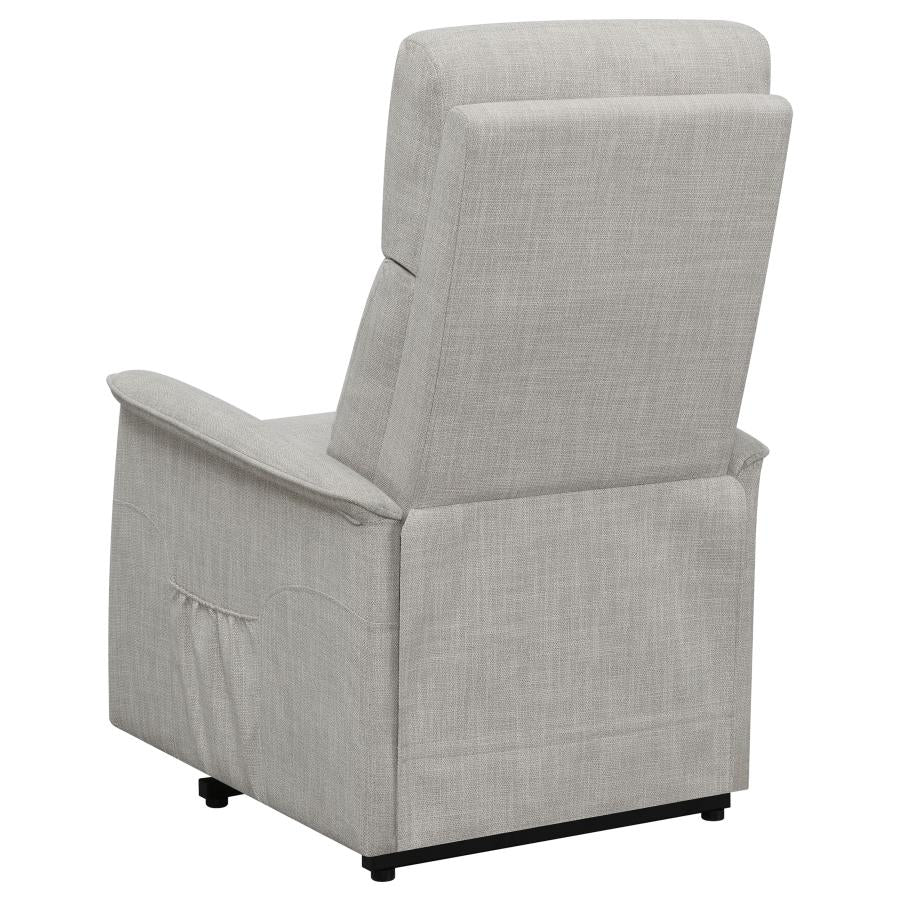 Herrera Power Lift Recliner With Wired Remote Beige