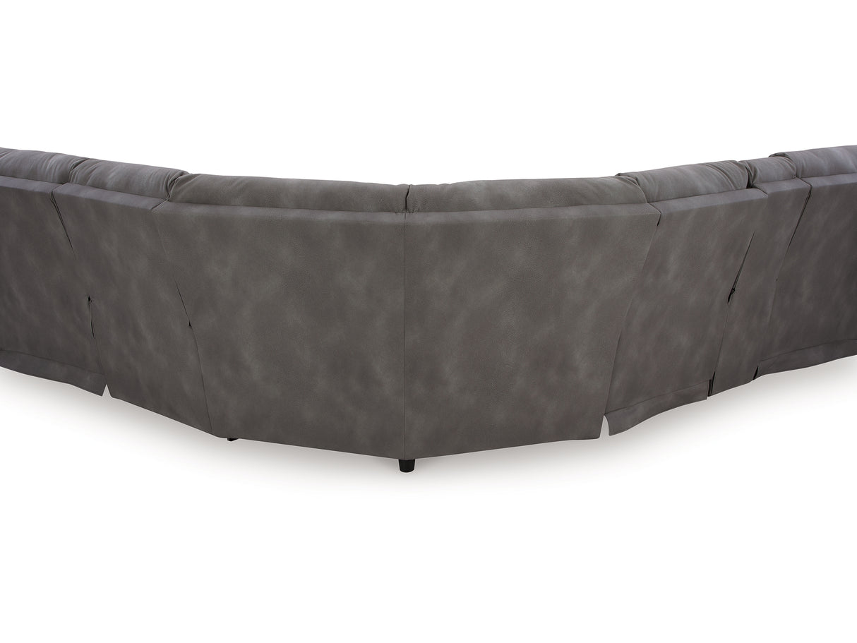 Next-Gen Durapella Slate 6-Piece Power Reclining Sectional