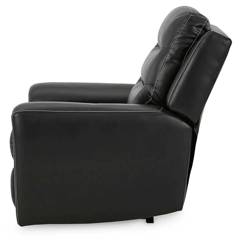 Warlin Black Power Recliner