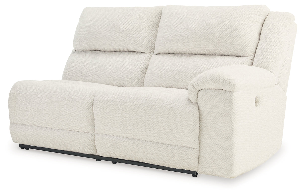 Keensburg Linen Right-Arm Facing Power Reclining Loveseat