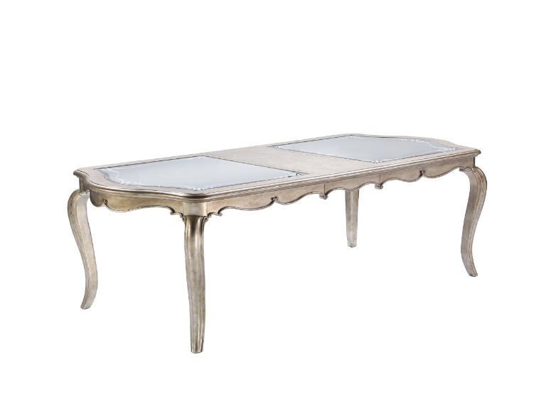 Esteban Antique Champagne Finish Dining Table