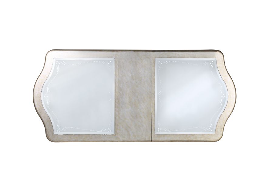 Esteban Antique Champagne Finish Dining Table