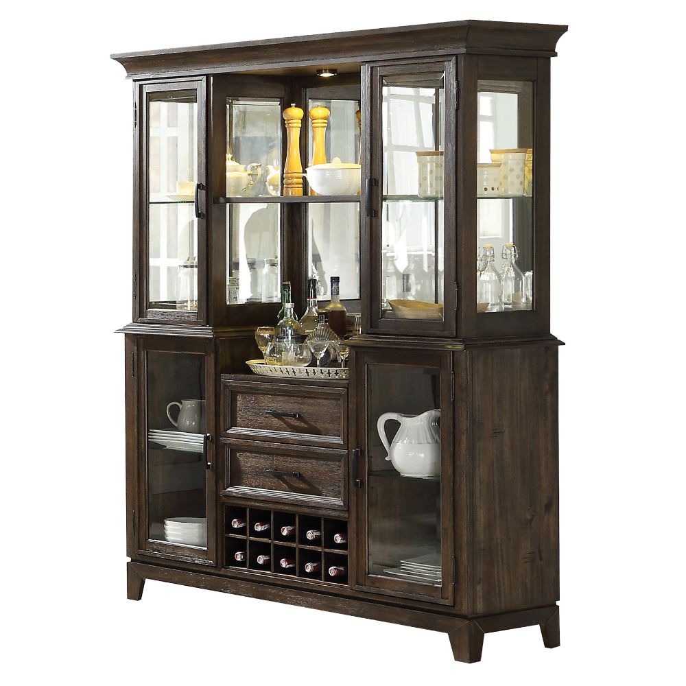 Jameson Espresso Finish Hutch & Buffet