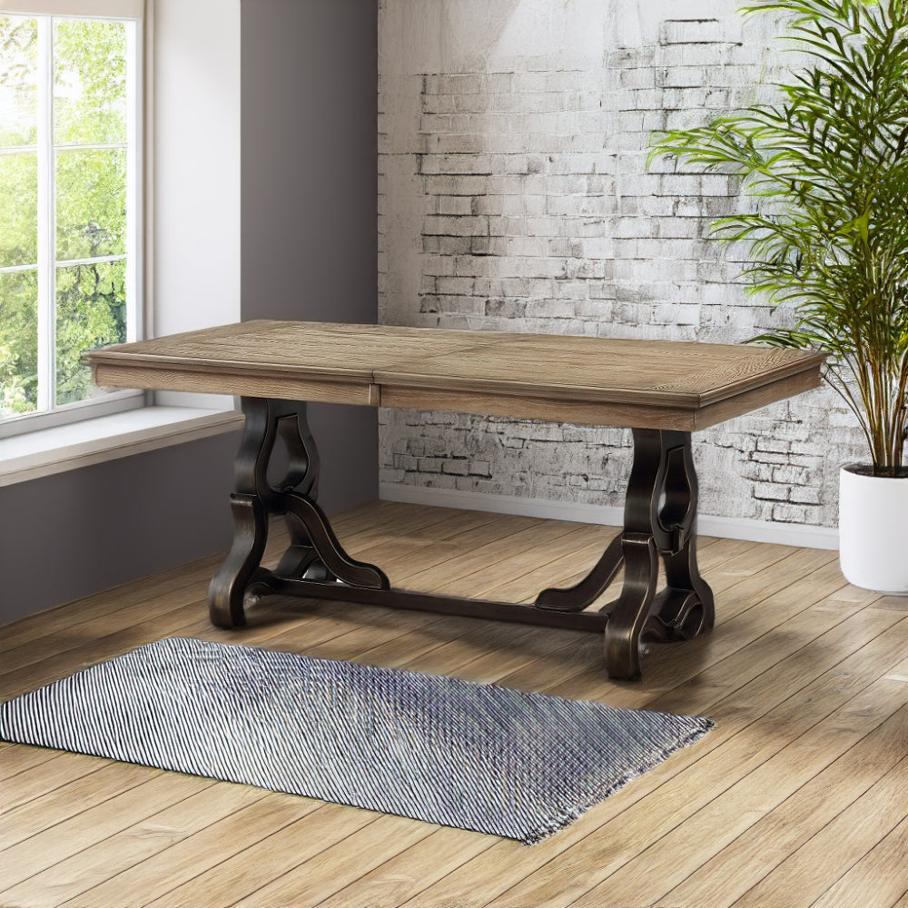 Nathaniel Maple Finish Dining Table