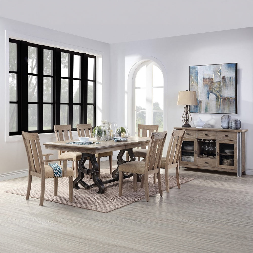 Nathaniel Maple Finish Dining Table