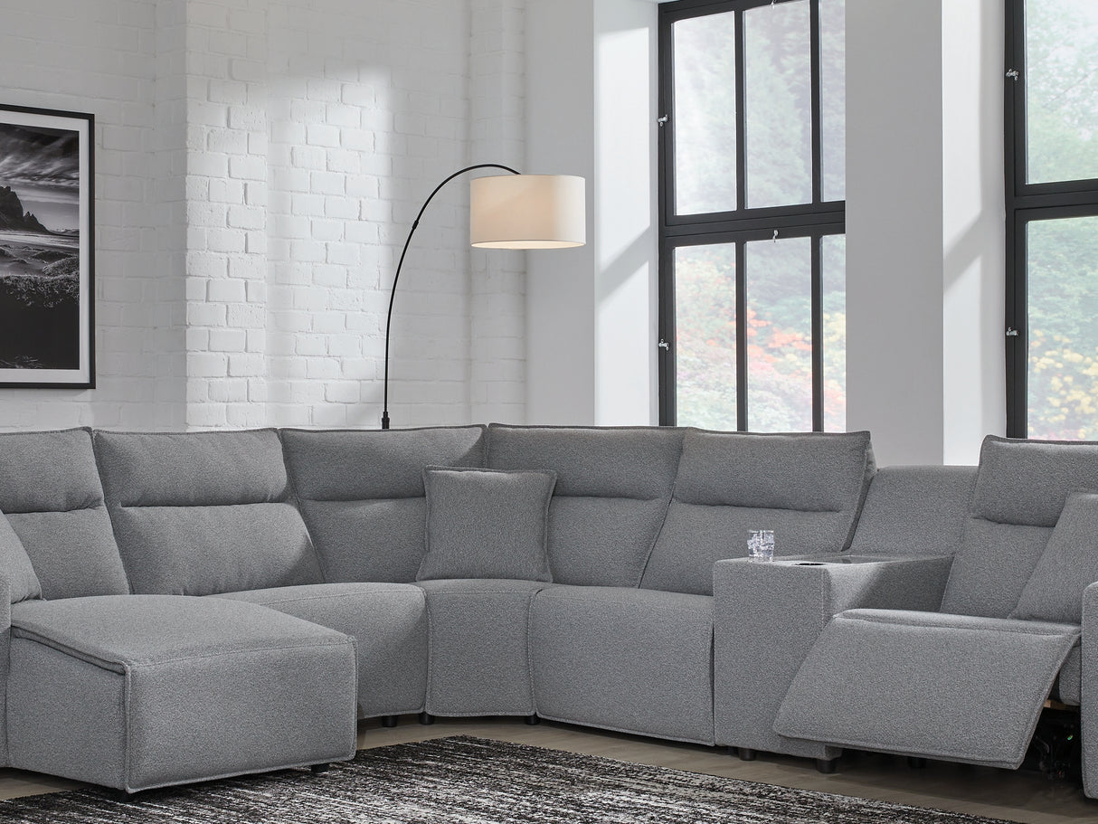 Modmax 6-Piece Power Reclining Sectional with Chaise