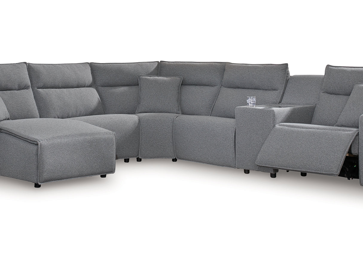 Modmax 6-Piece Power Reclining Sectional with Chaise