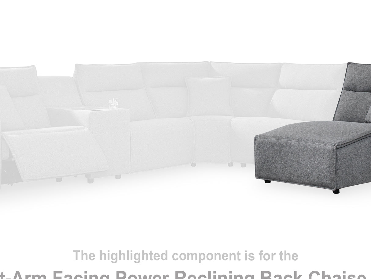 Modmax Right-Arm Facing Power Reclining Back Chaise