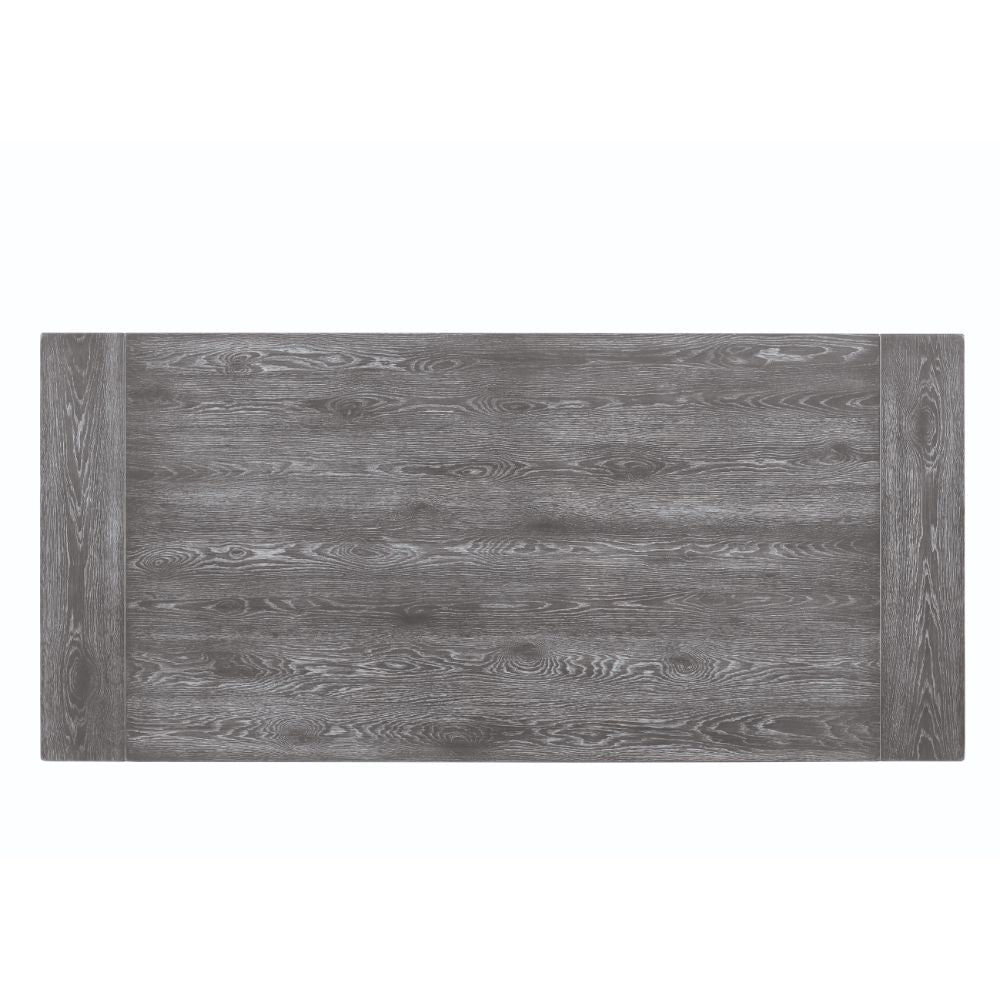 Leventis Weathered Gray Finish Dining Table