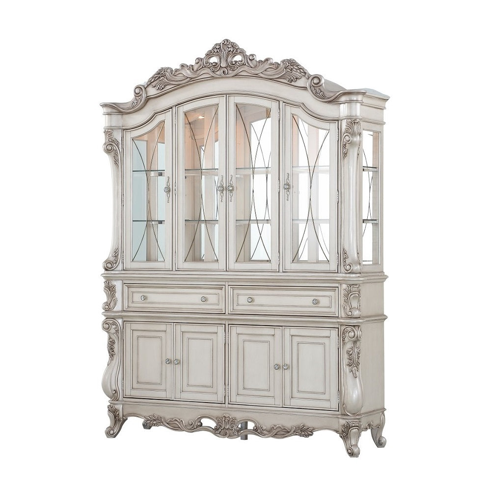 Gorsedd Golden Ivory Finish Hutch & Buffet