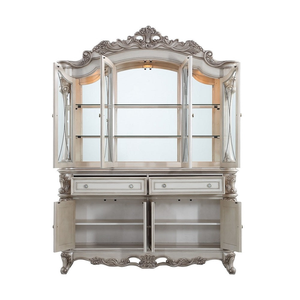 Gorsedd Golden Ivory Finish Hutch & Buffet