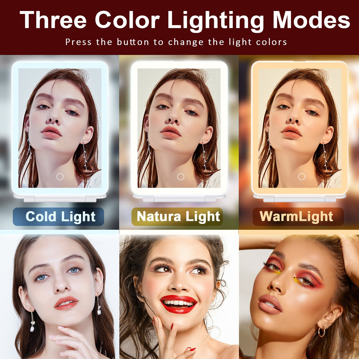 iPad Mini LED Makeup Mirror