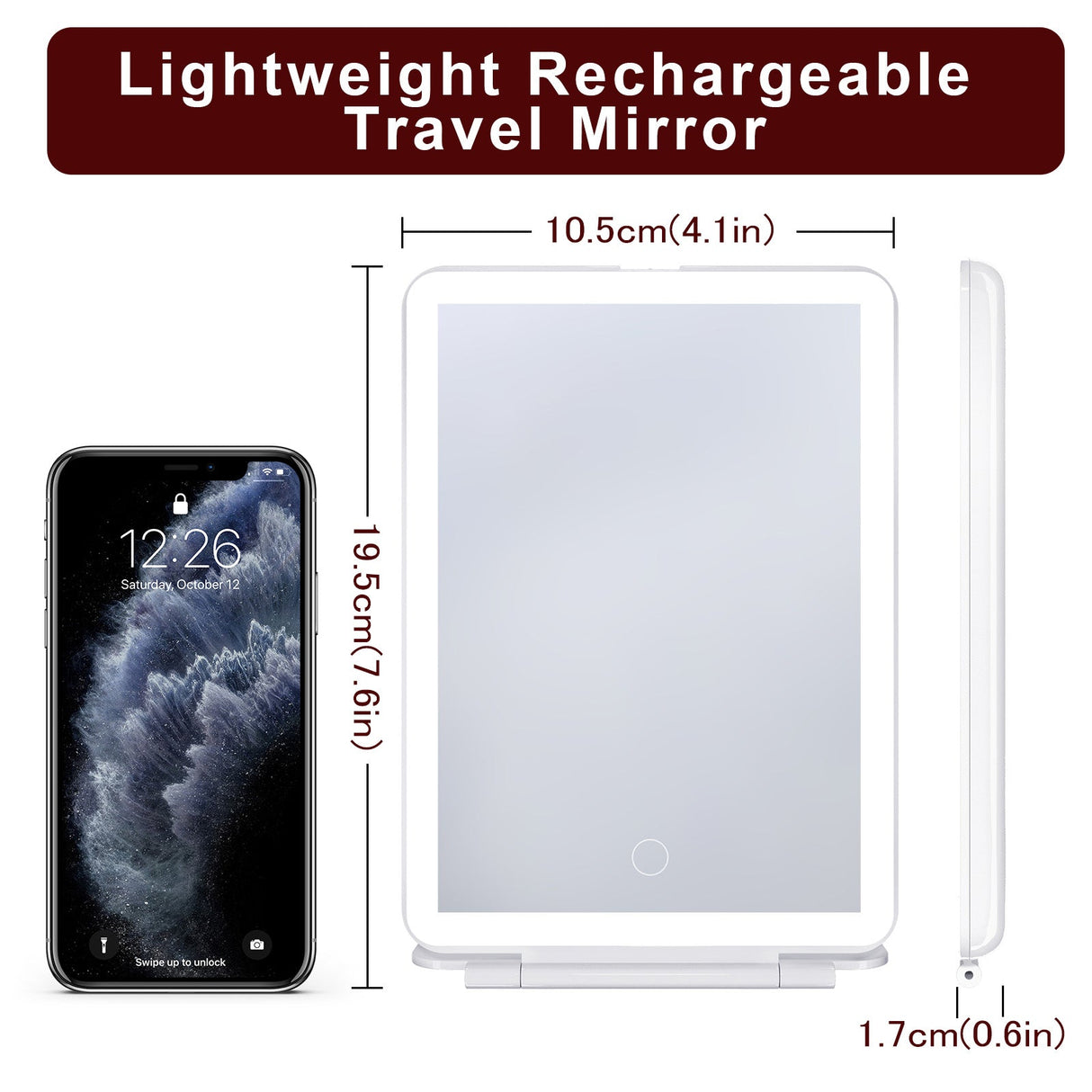 iPad Mini LED Makeup Mirror