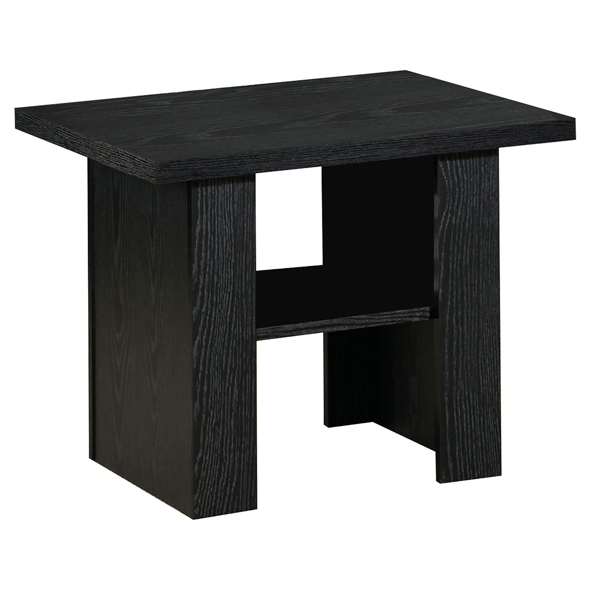 Rodez 3-Piece Occasional Table Set Black Oak