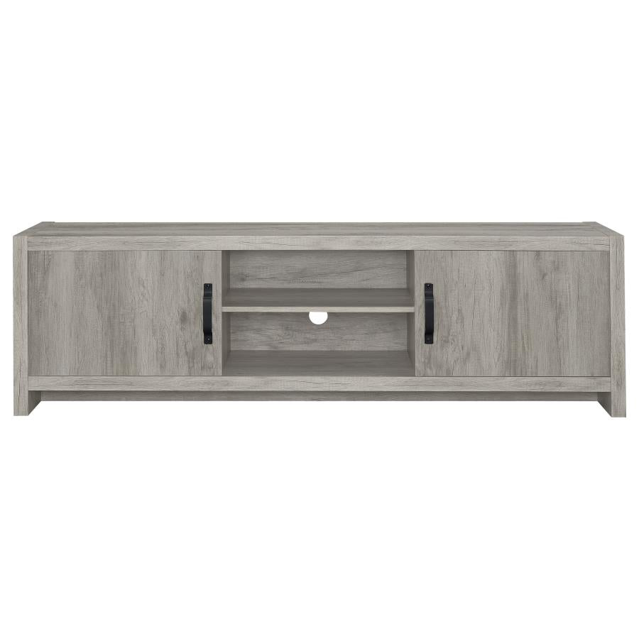Hays 2-Door Tv Console Grey Driftwood