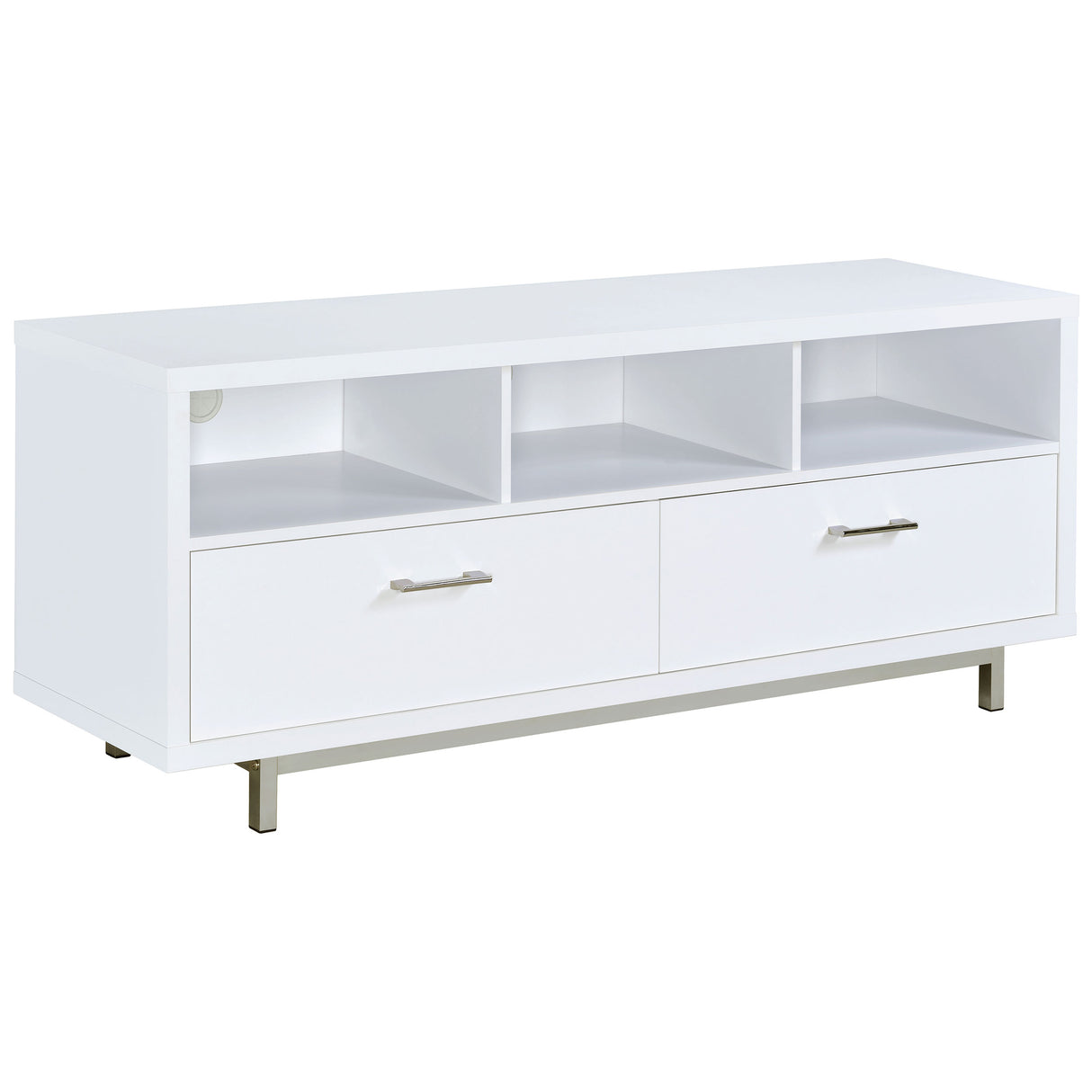 Casey 2-Drawer Rectangular Tv Console White