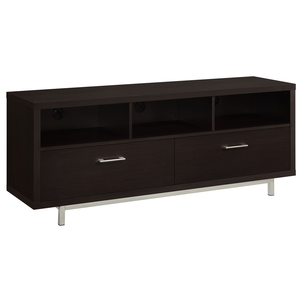 Casey 2-Drawer Rectangular Tv Console Cappuccino