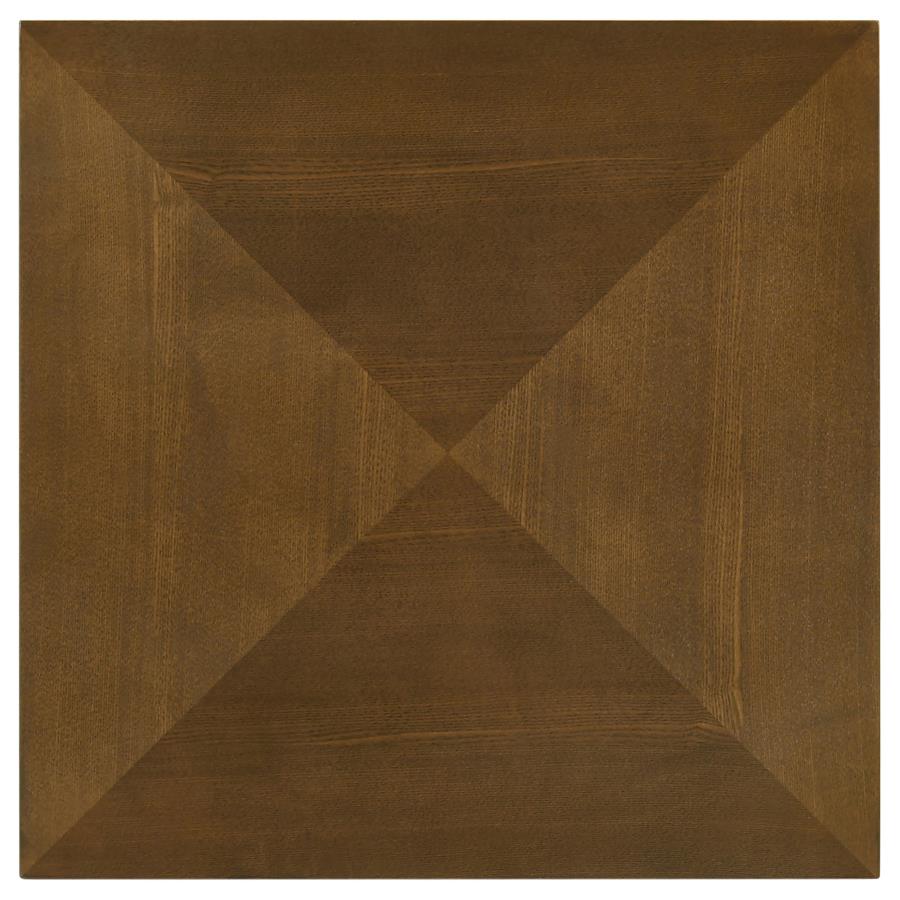 Westerly Square Wood Side End Table Walnut Brown