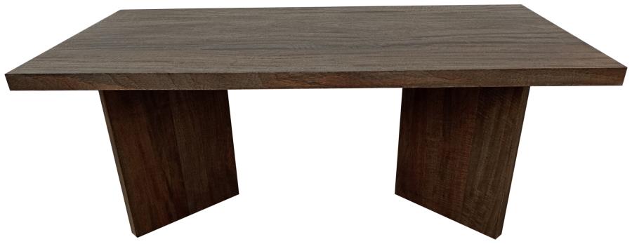 Andando Rectangular Solid Wood Coffee Table Mango Brown