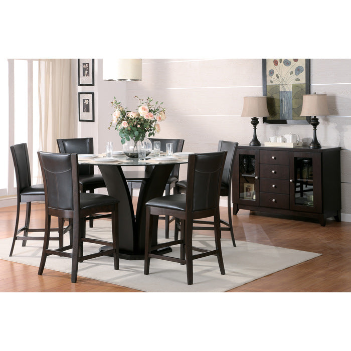 Daisy Dark Brown Counter Height Chair