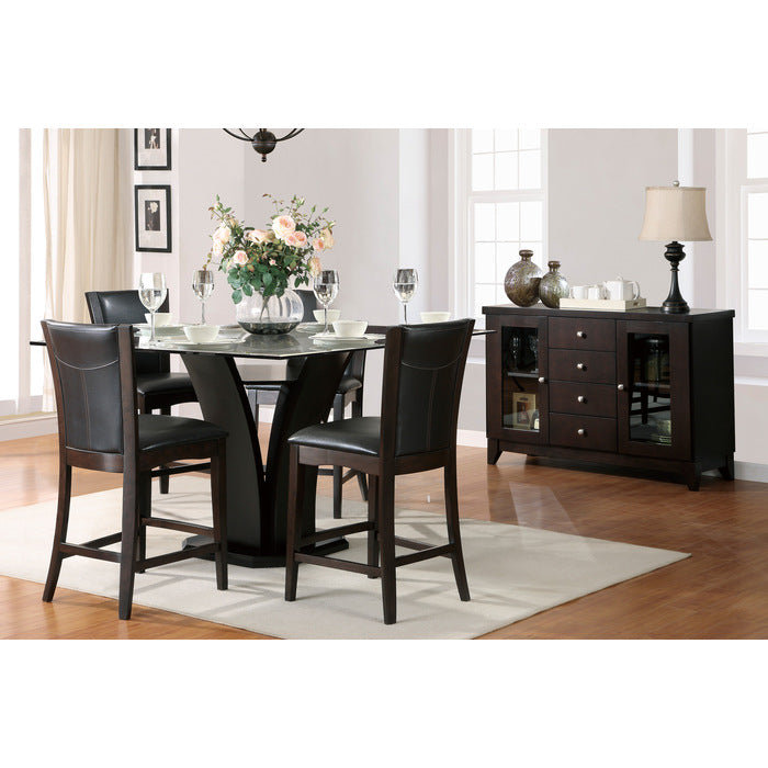 Daisy Dark Brown Counter Height Chair