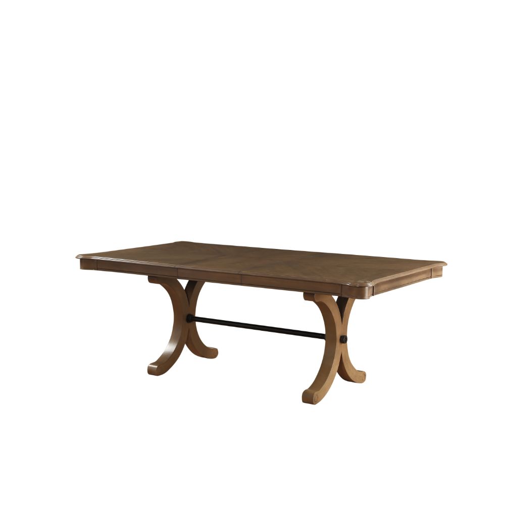 Harald Gray Oak Finish Dining Table