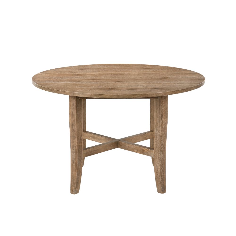 Kendric Rustic Oak Finish Dining Table