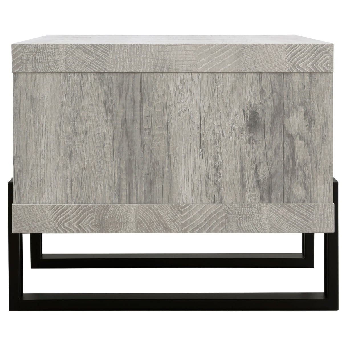 Dinard Coffee Table With Shelf Grey Driftwood