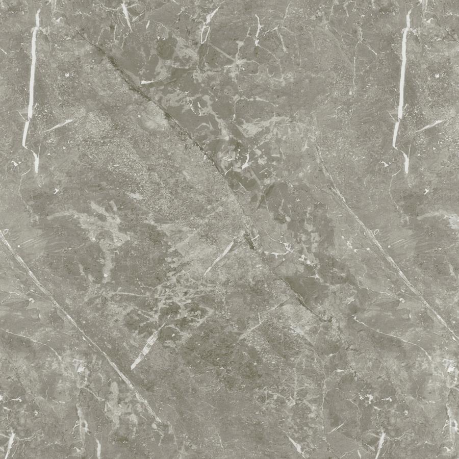 Lainey Faux Marble Round Top End Table Grey And Gunmetal