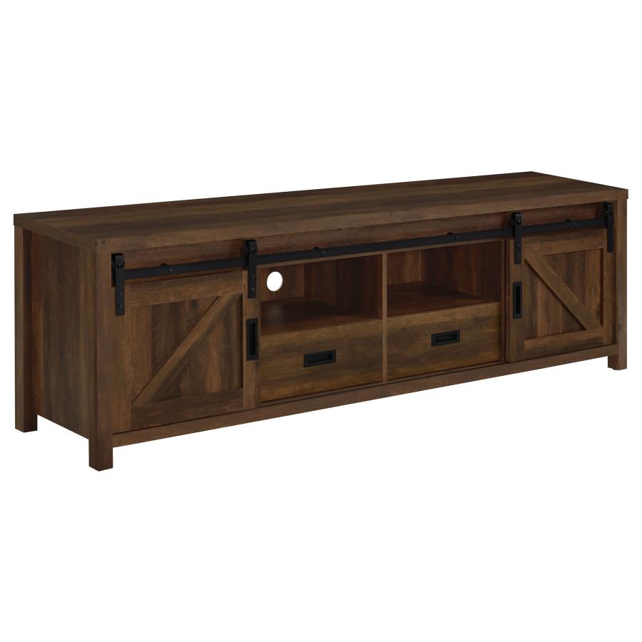 Madra Rectangular Tv Console With 2 Sliding Doors