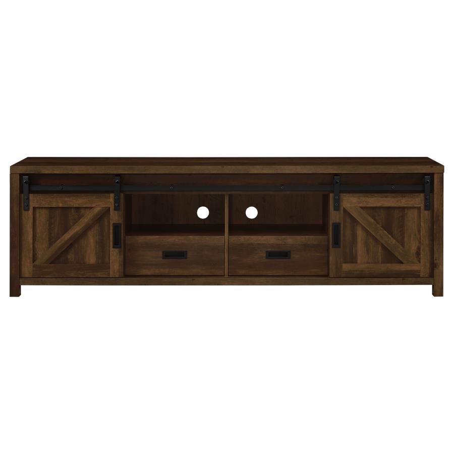Madra Rectangular Tv Console With 2 Sliding Doors