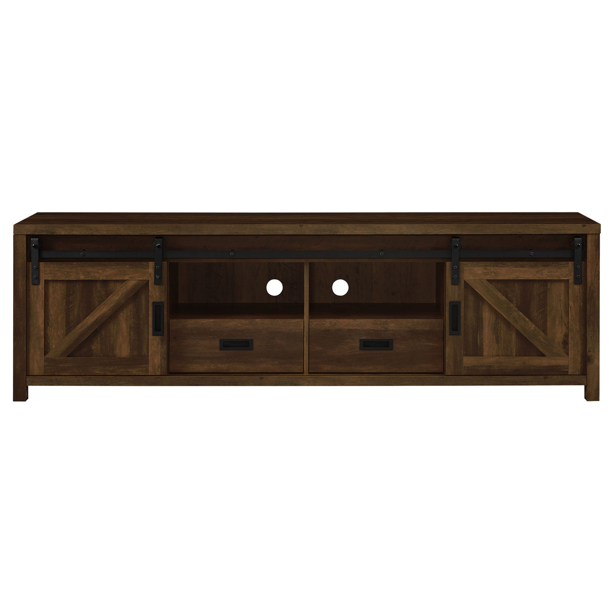 Madra Rectangular Tv Console With 2 Sliding Doors