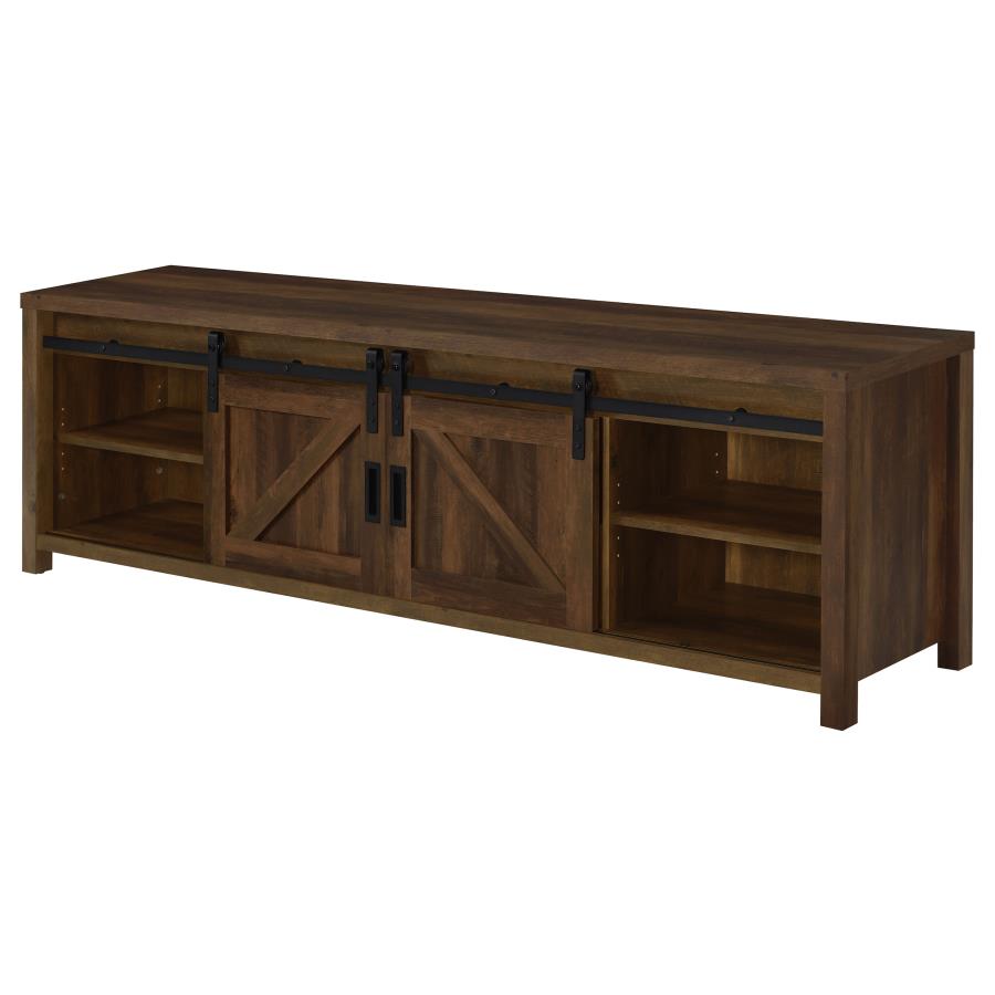 Madra Rectangular Tv Console With 2 Sliding Doors